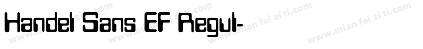 Handel Sans EF Regul字体转换